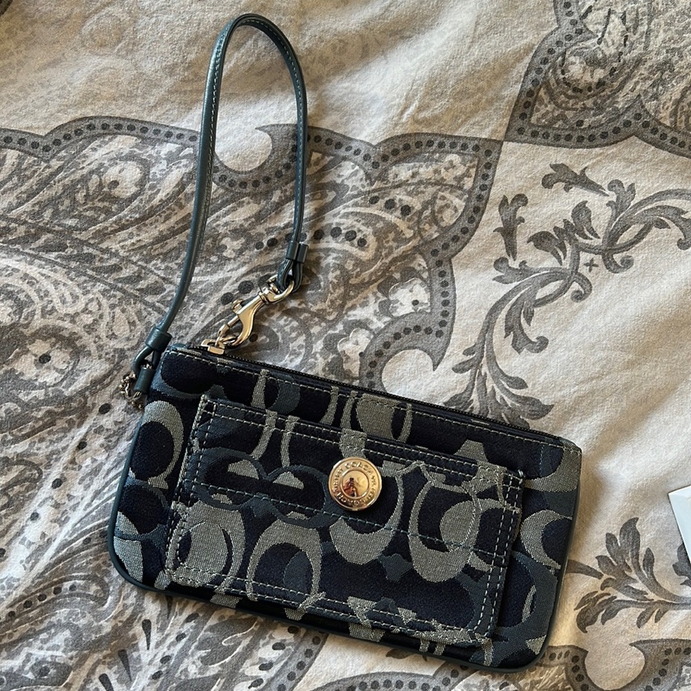 Blue Coach clutch
